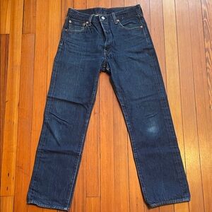 Levi's Men's Dark Blue Straight Jeans